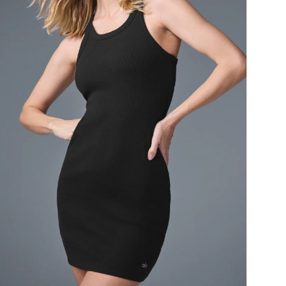 Goddess Ribbed Go-To Dress